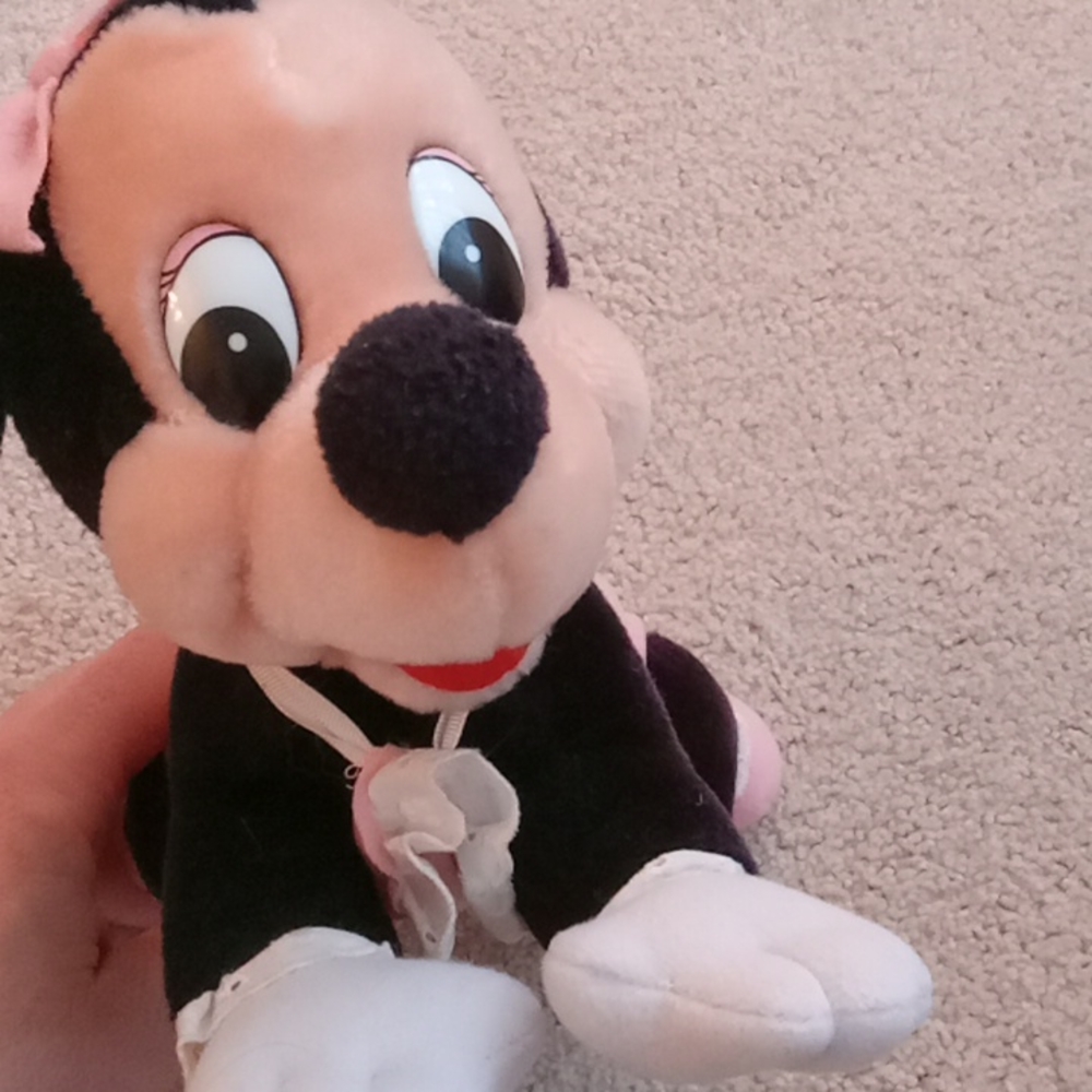 Vintage 1980s Minnie Mouse baby stuffed toy - Picture 3 of 13